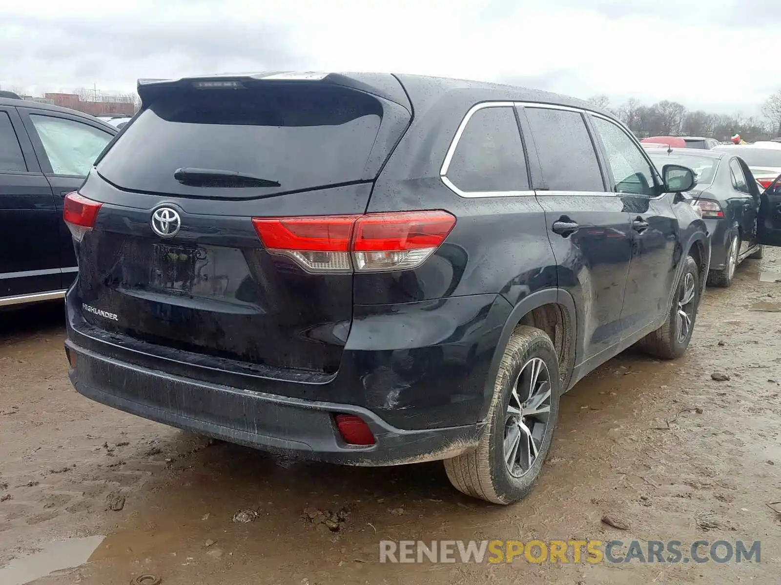 4 Фотография поврежденного автомобиля 5TDZARFH5KS051600 TOYOTA HIGHLANDER 2019