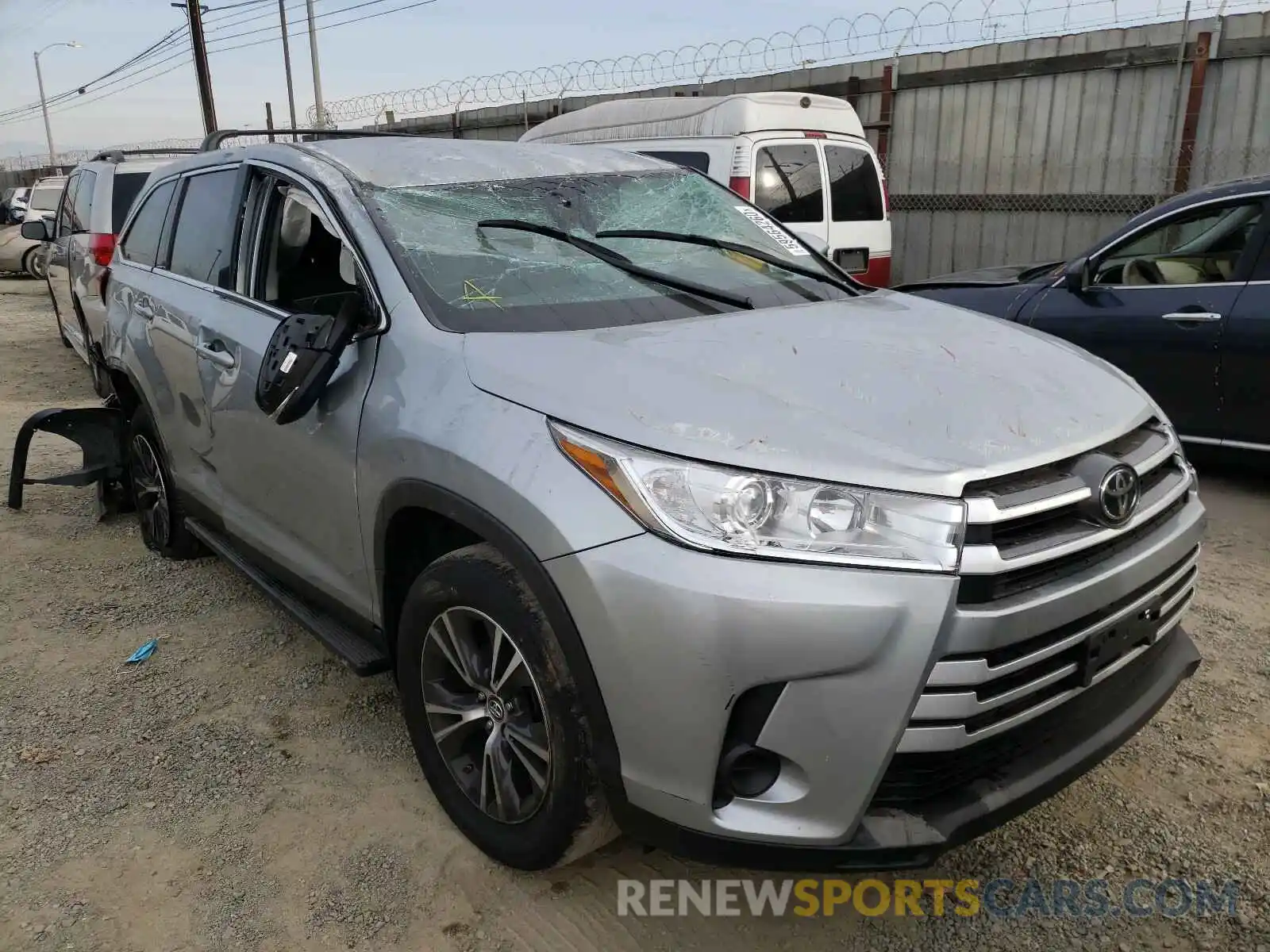 1 Фотография поврежденного автомобиля 5TDZARFH5KS052598 TOYOTA HIGHLANDER 2019