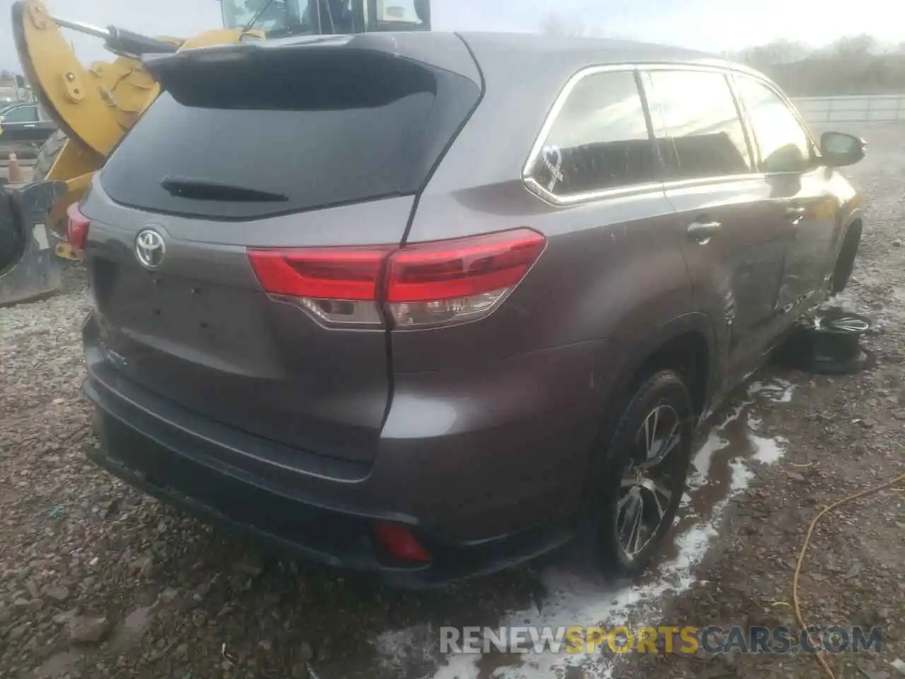 4 Фотография поврежденного автомобиля 5TDZARFH5KS055324 TOYOTA HIGHLANDER 2019