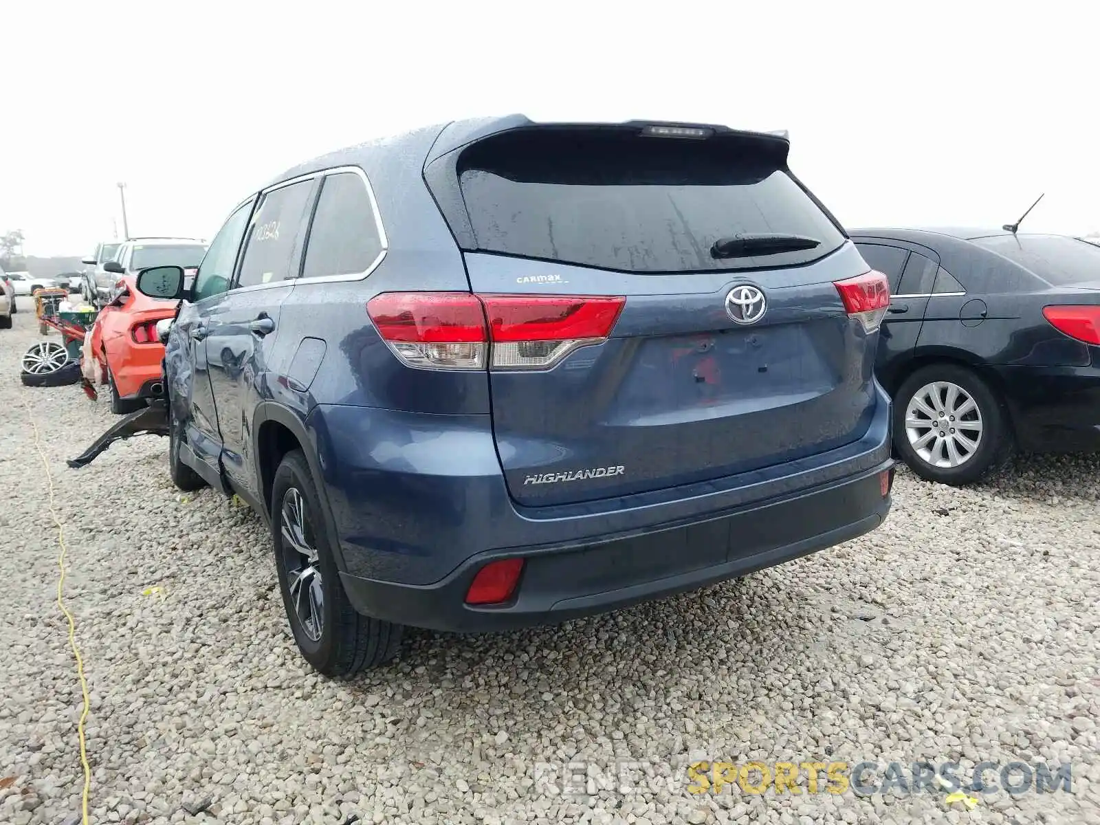 3 Фотография поврежденного автомобиля 5TDZARFH5KS060247 TOYOTA HIGHLANDER 2019