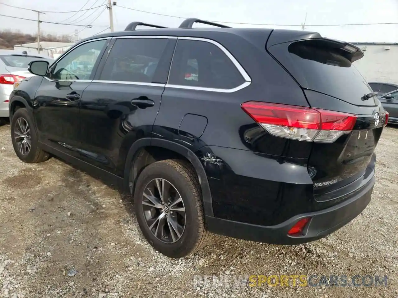 3 Фотография поврежденного автомобиля 5TDZARFH6KS048527 TOYOTA HIGHLANDER 2019