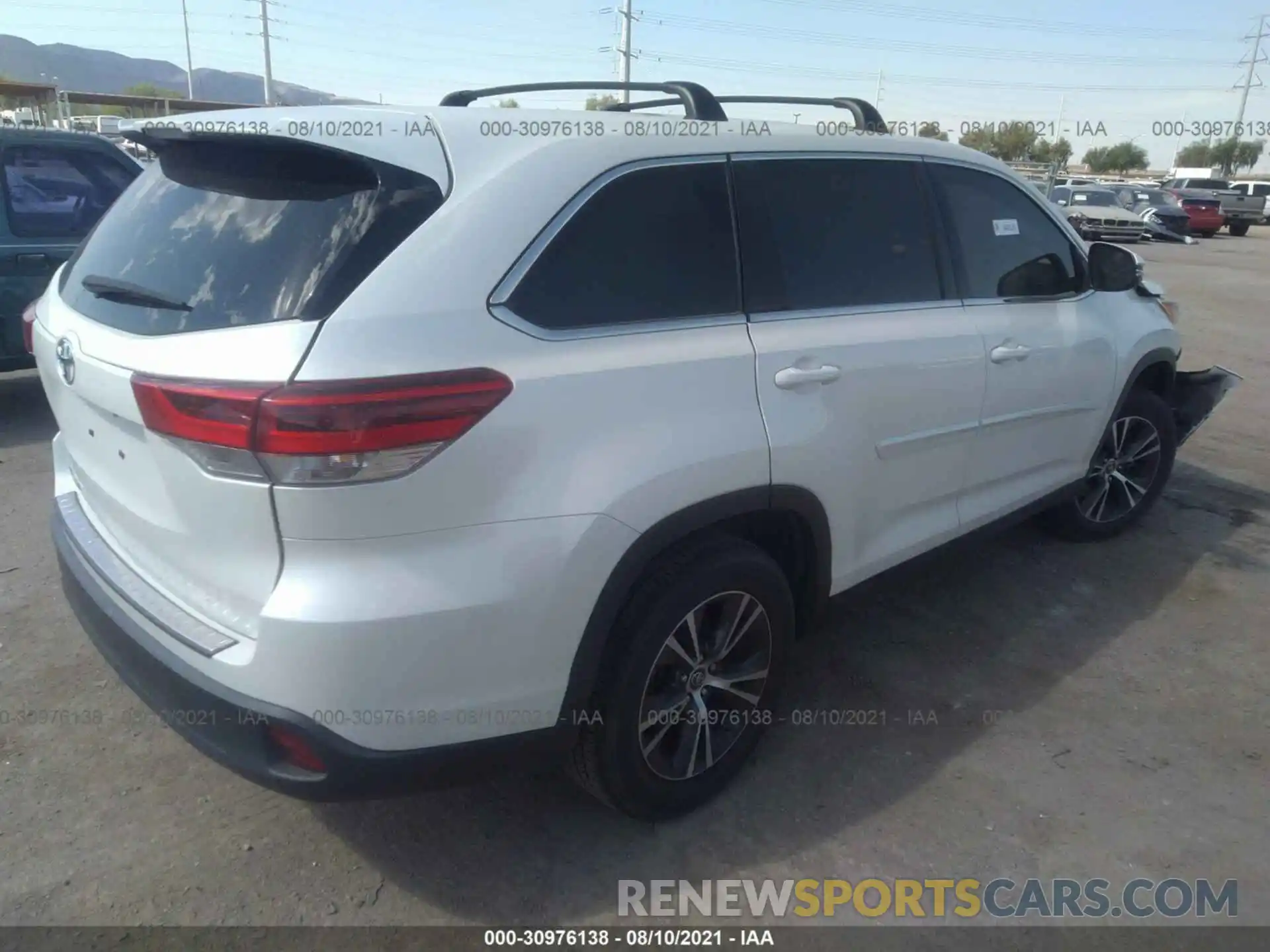 4 Фотография поврежденного автомобиля 5TDZARFH6KS051850 TOYOTA HIGHLANDER 2019