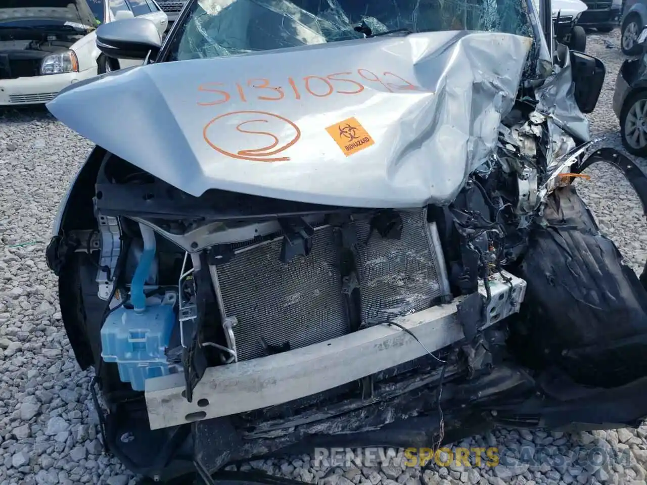 7 Photograph of a damaged car 5TDZARFH7KS042512 TOYOTA HIGHLANDER 2019