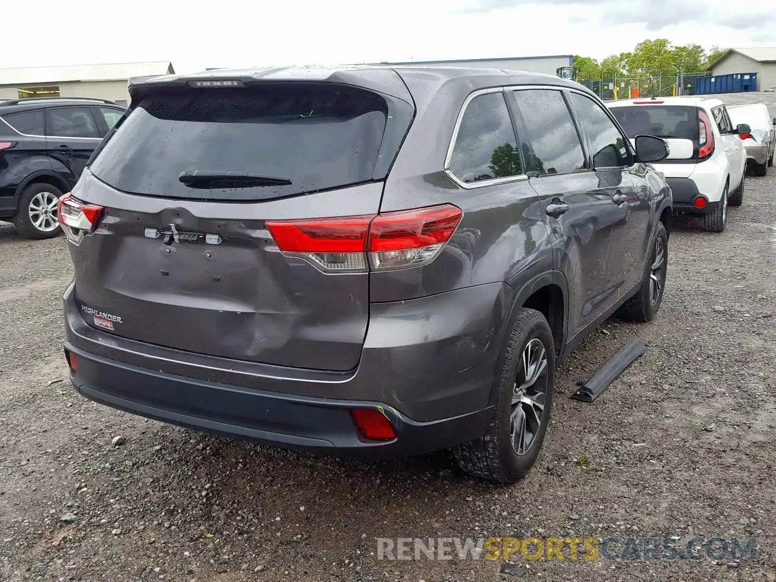 4 Фотография поврежденного автомобиля 5TDZARFH7KS046334 TOYOTA HIGHLANDER 2019