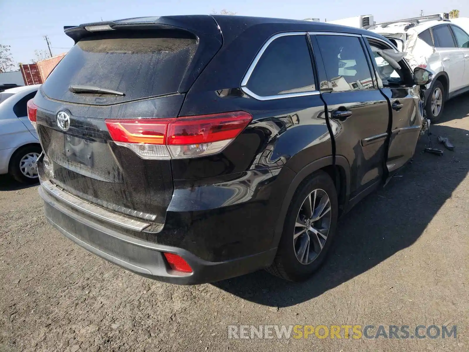 4 Фотография поврежденного автомобиля 5TDZARFH7KS047094 TOYOTA HIGHLANDER 2019