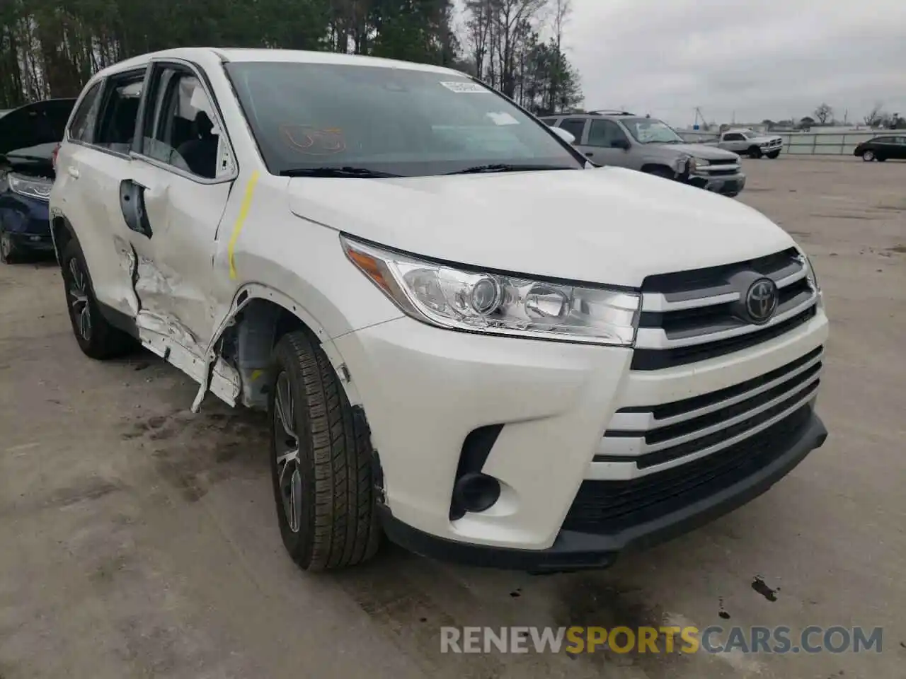 1 Фотография поврежденного автомобиля 5TDZARFH7KS048004 TOYOTA HIGHLANDER 2019