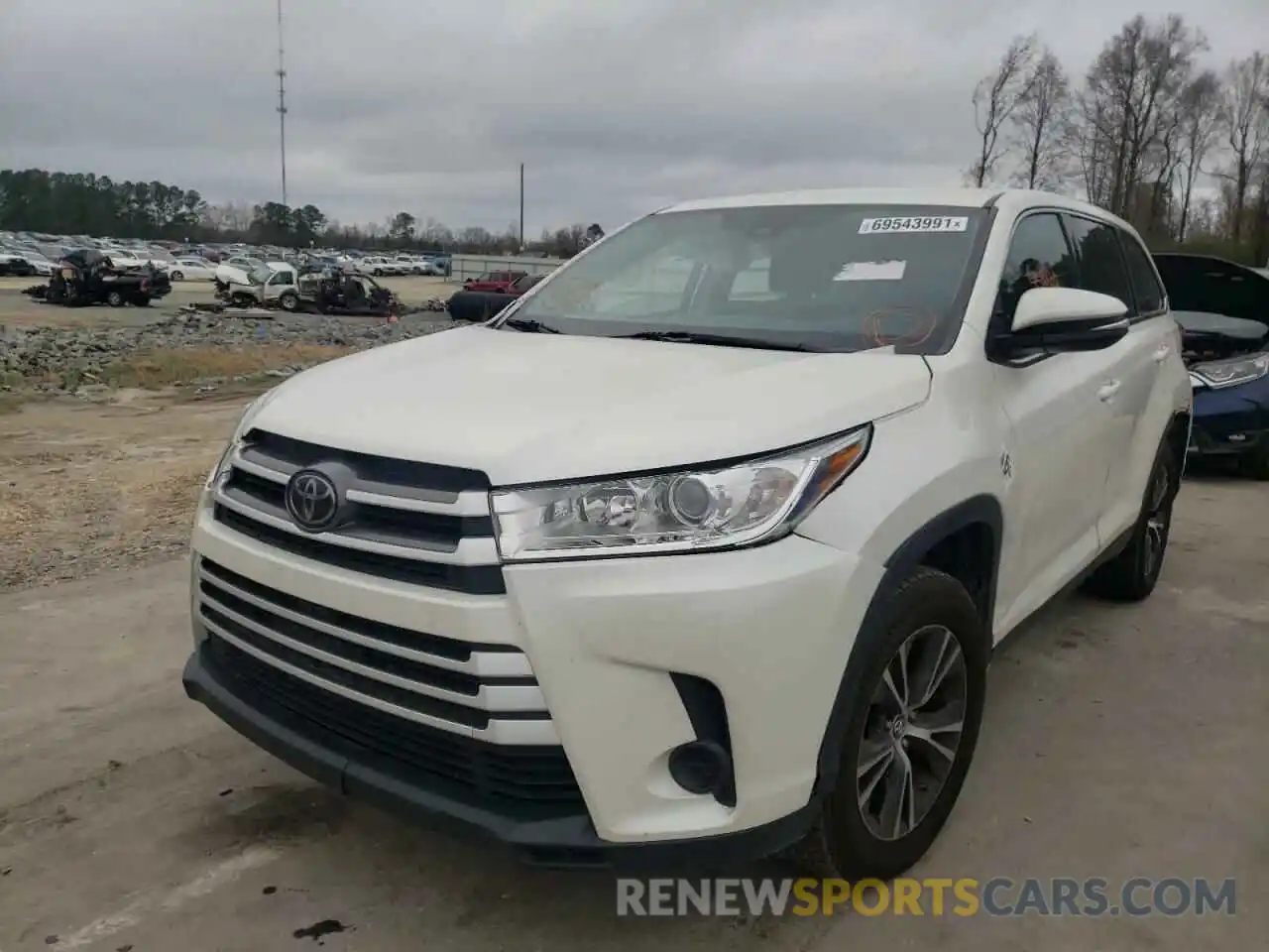 2 Фотография поврежденного автомобиля 5TDZARFH7KS048004 TOYOTA HIGHLANDER 2019