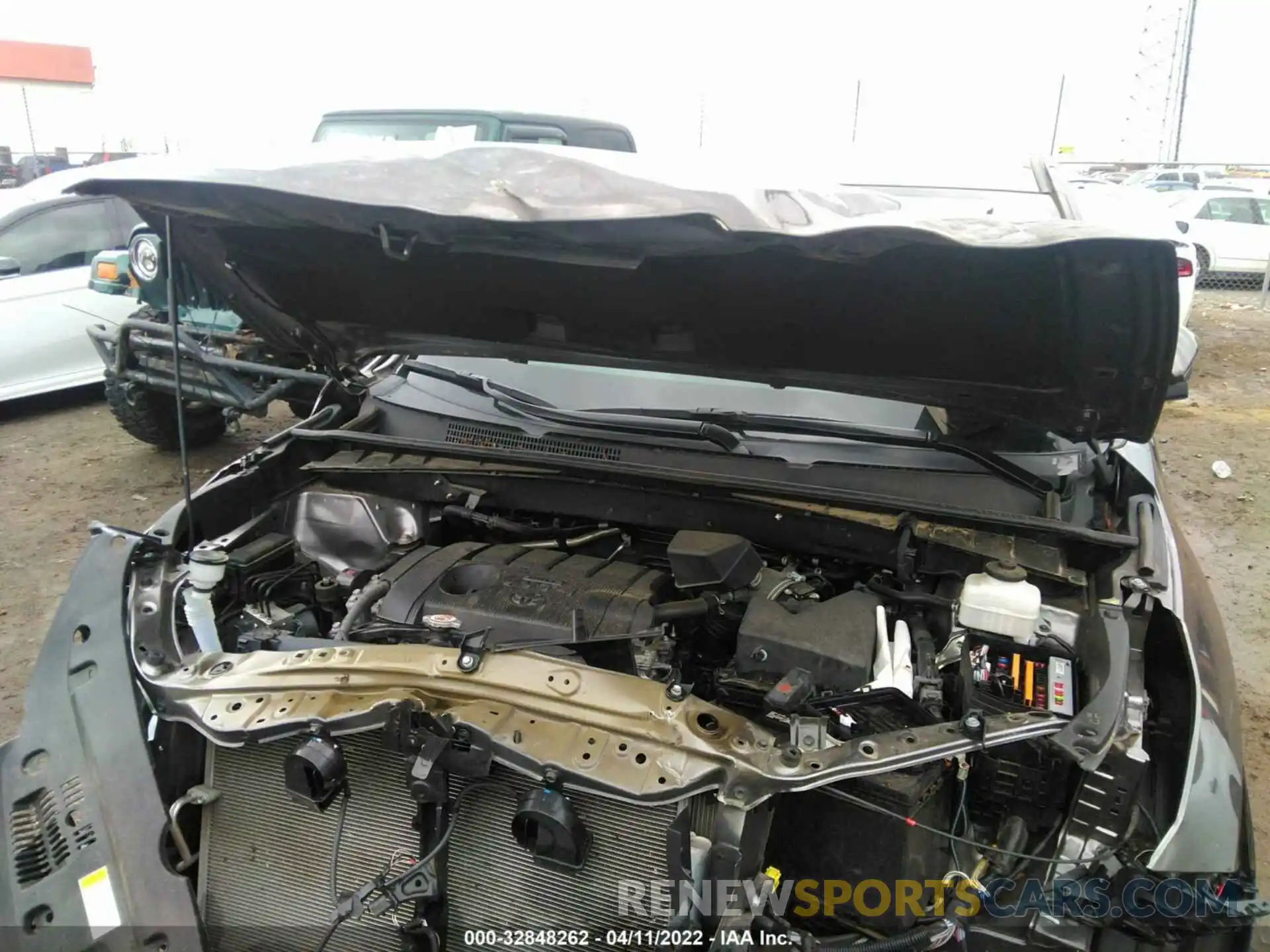 10 Фотография поврежденного автомобиля 5TDZARFH7KS055146 TOYOTA HIGHLANDER 2019