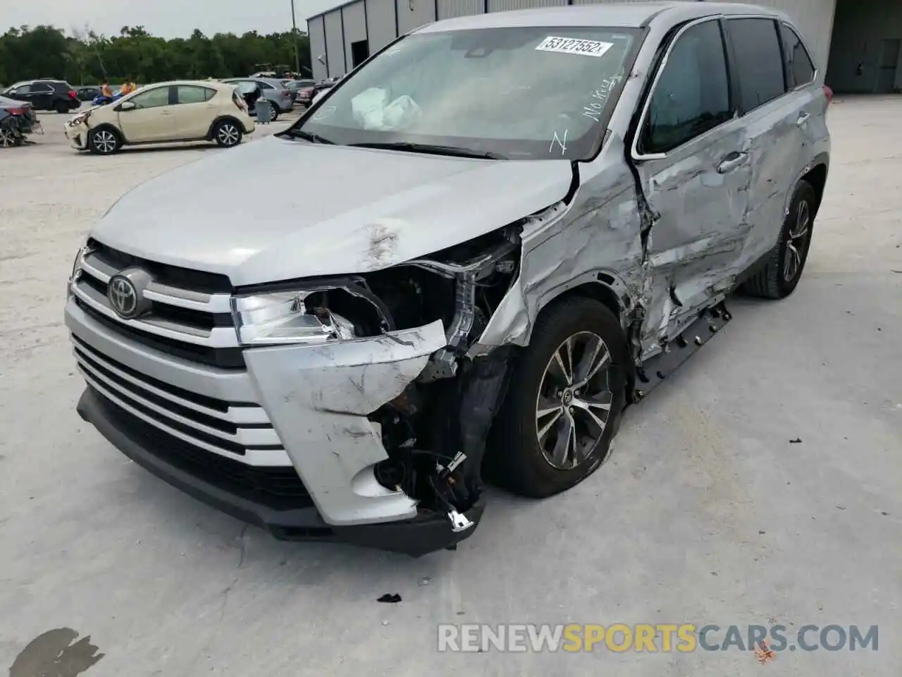 2 Фотография поврежденного автомобиля 5TDZARFH8KS058850 TOYOTA HIGHLANDER 2019