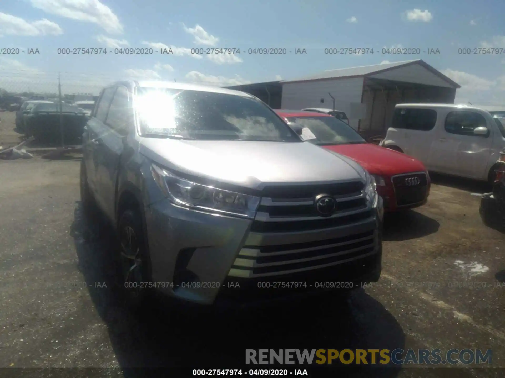 6 Фотография поврежденного автомобиля 5TDZARFH8KS059934 TOYOTA HIGHLANDER 2019