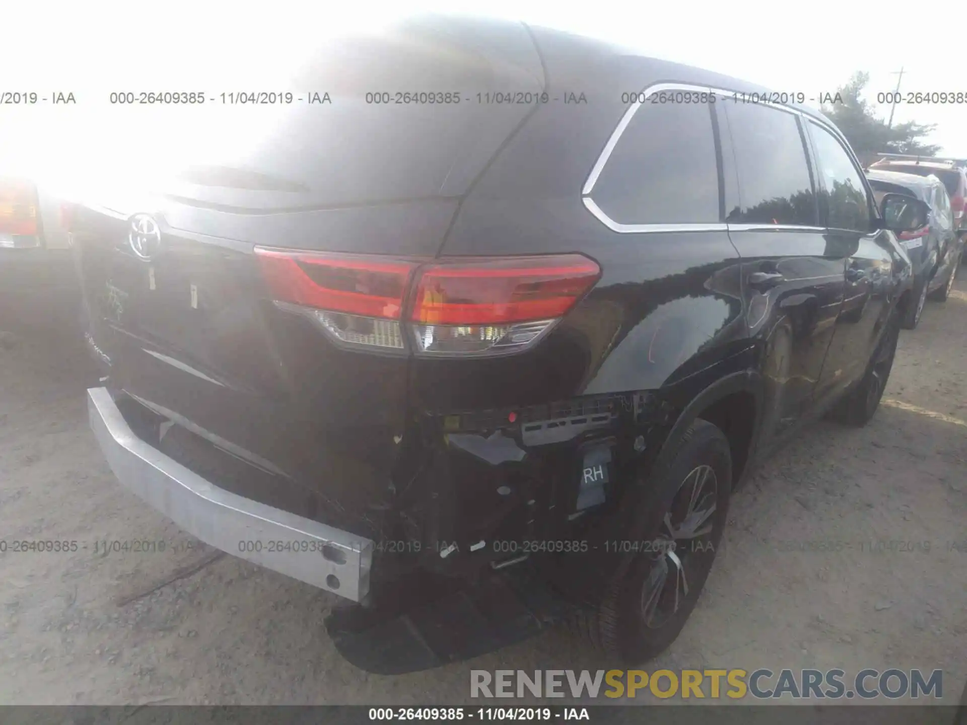 4 Фотография поврежденного автомобиля 5TDZARFH9KS042074 TOYOTA HIGHLANDER 2019