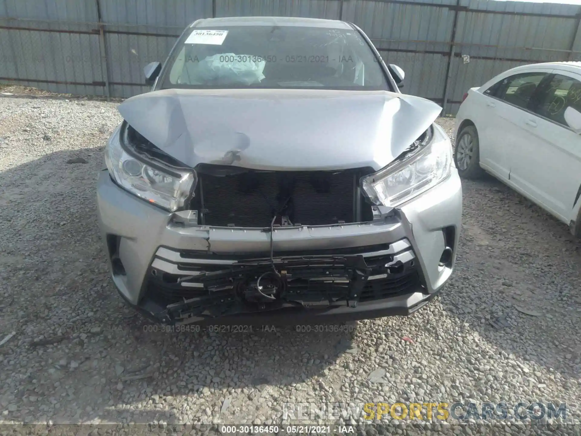 6 Фотография поврежденного автомобиля 5TDZARFH9KS043290 TOYOTA HIGHLANDER 2019