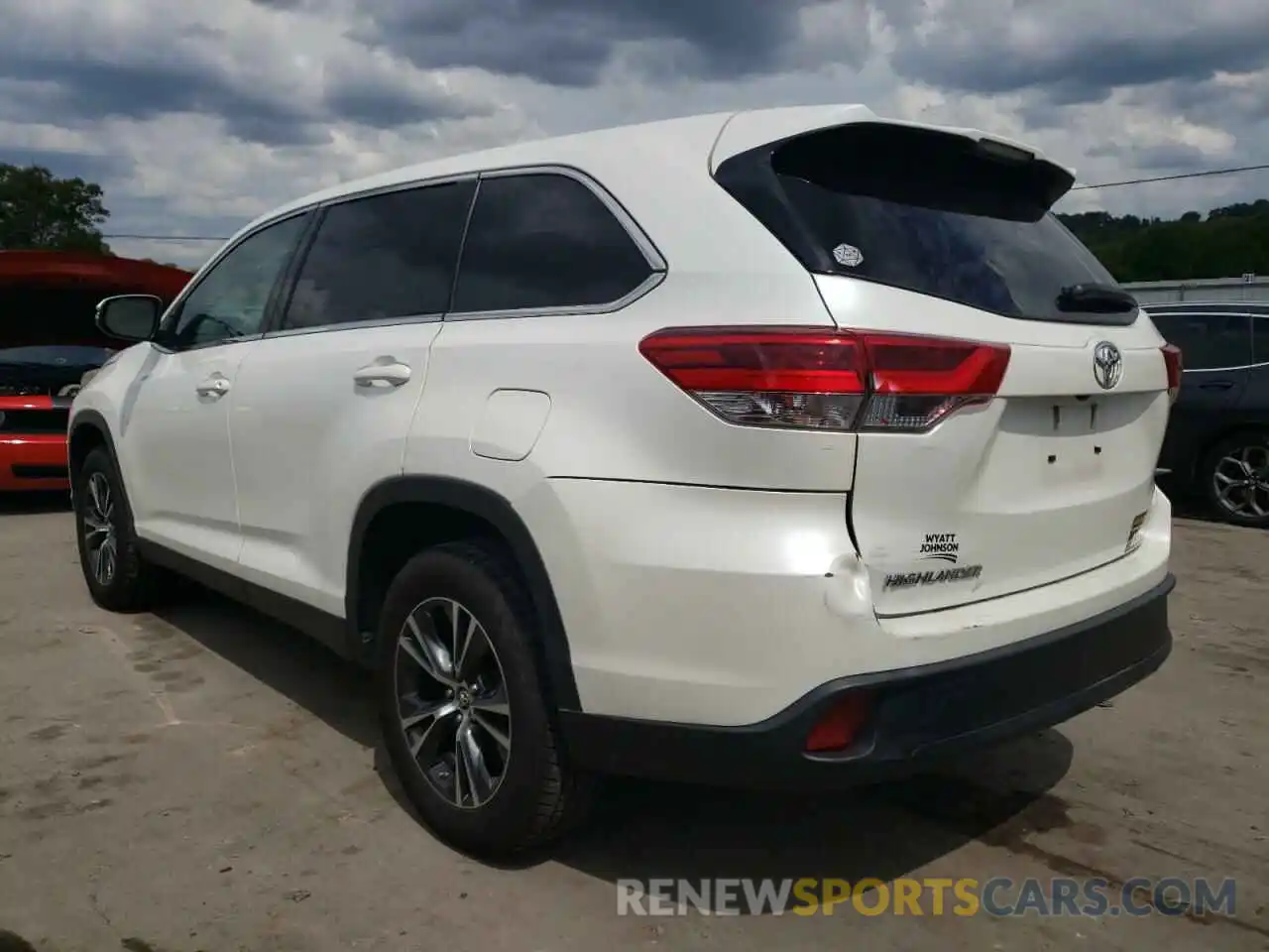 3 Фотография поврежденного автомобиля 5TDZARFH9KS044021 TOYOTA HIGHLANDER 2019