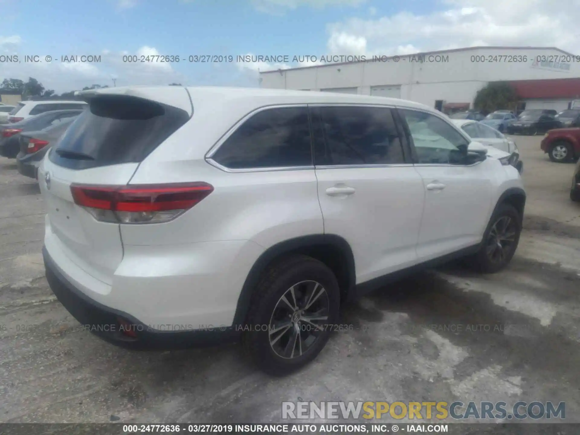 4 Фотография поврежденного автомобиля 5TDZARFH9KS046934 TOYOTA HIGHLANDER 2019