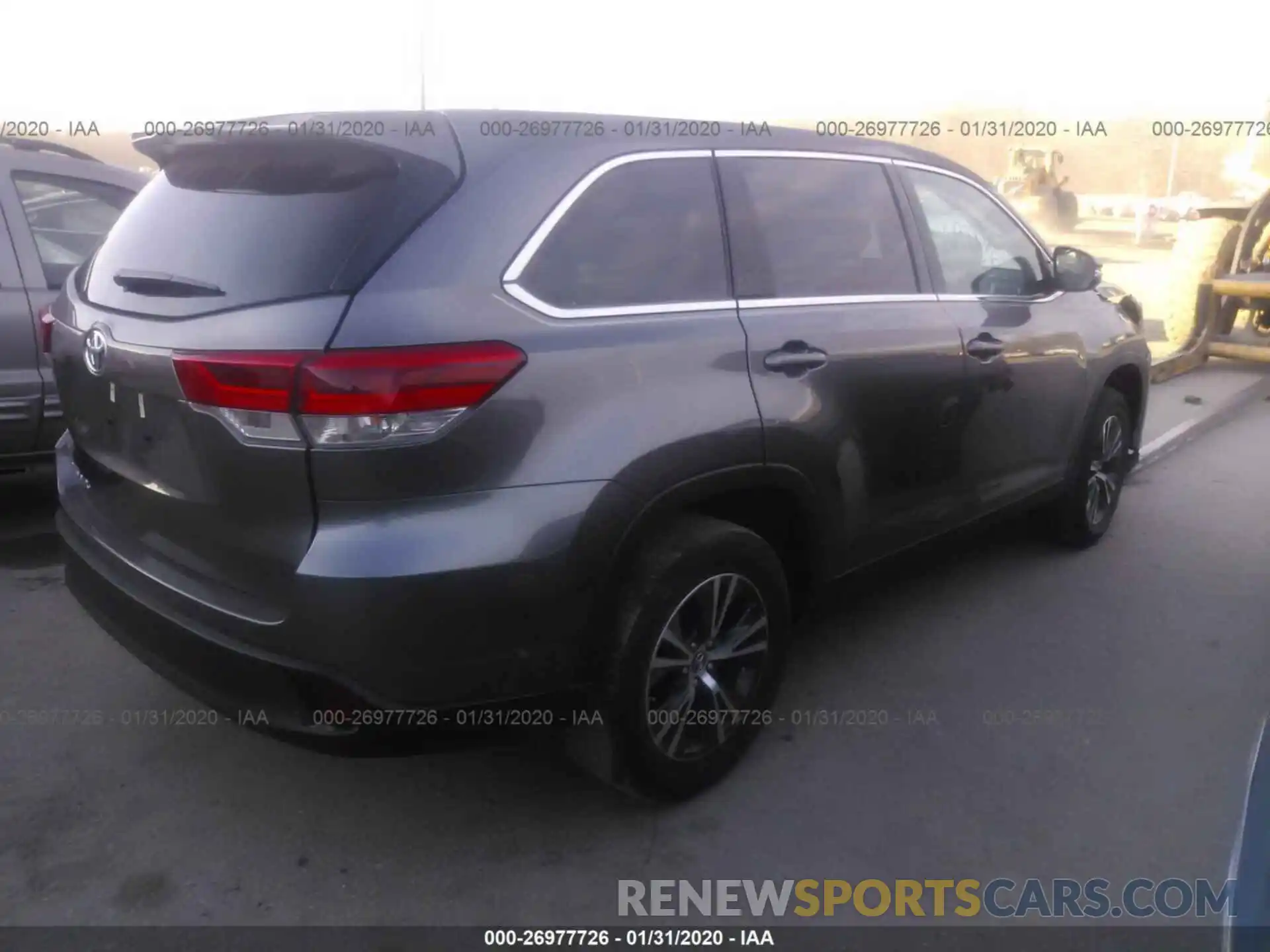 4 Фотография поврежденного автомобиля 5TDZARFH9KS059652 TOYOTA HIGHLANDER 2019