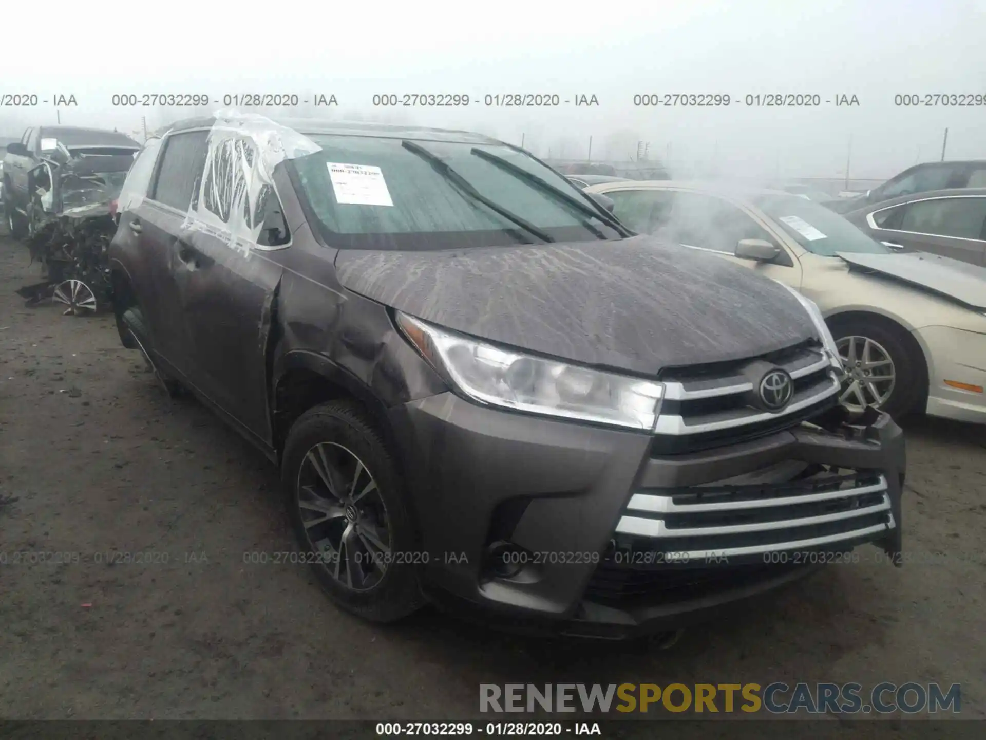 6 Фотография поврежденного автомобиля 5TDZARFHXKS043590 TOYOTA HIGHLANDER 2019