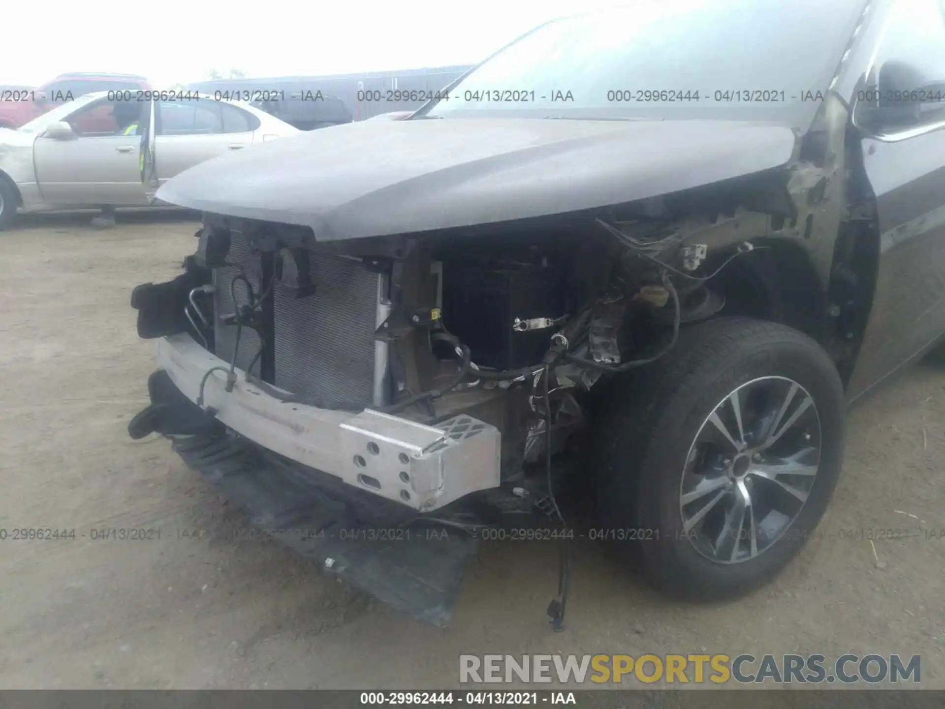 6 Photograph of a damaged car 5TDZARFHXKS044738 TOYOTA HIGHLANDER 2019