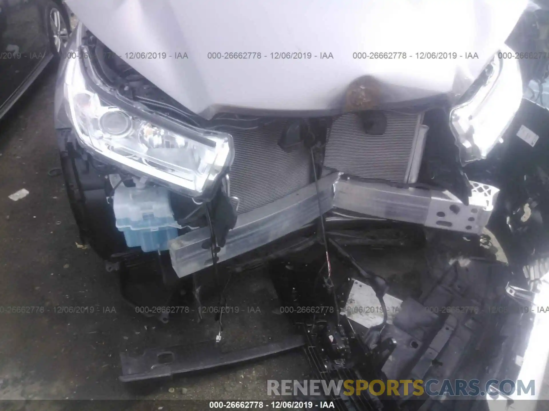 6 Photograph of a damaged car 5TDZARFHXKS049485 TOYOTA HIGHLANDER 2019