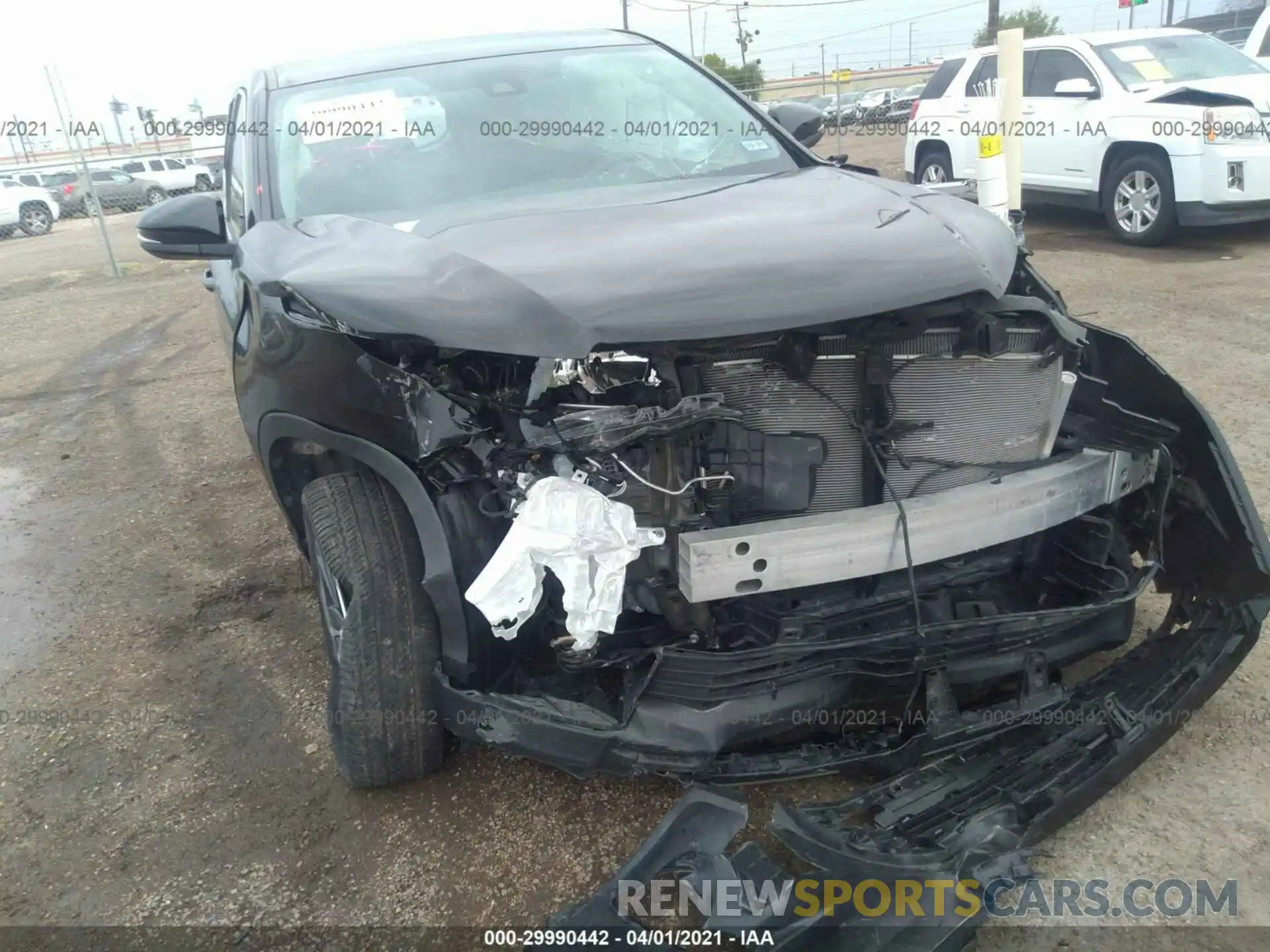6 Photograph of a damaged car 5TDZARFHXKS057103 TOYOTA HIGHLANDER 2019