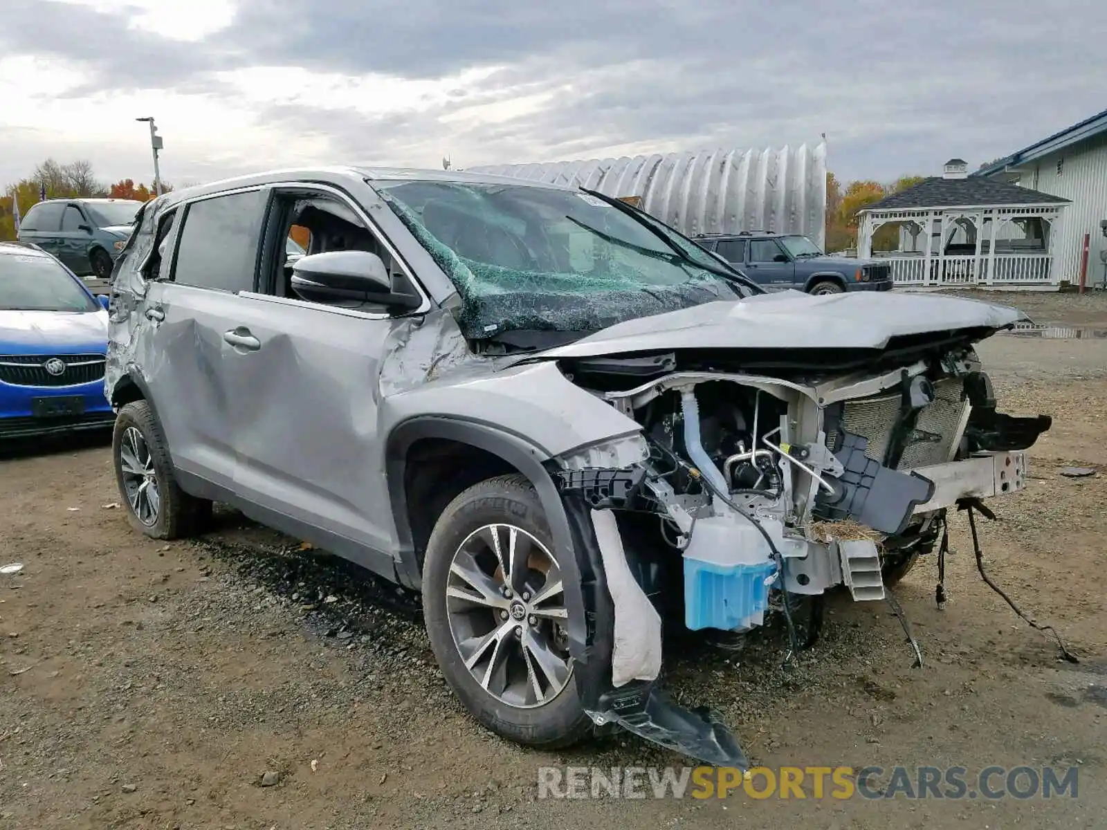 1 Фотография поврежденного автомобиля 5TDZZRFH0KS304167 TOYOTA HIGHLANDER 2019