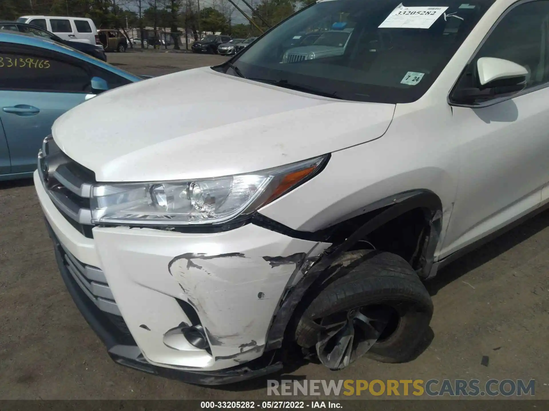 6 Photograph of a damaged car 5TDZZRFH0KS329067 TOYOTA HIGHLANDER 2019