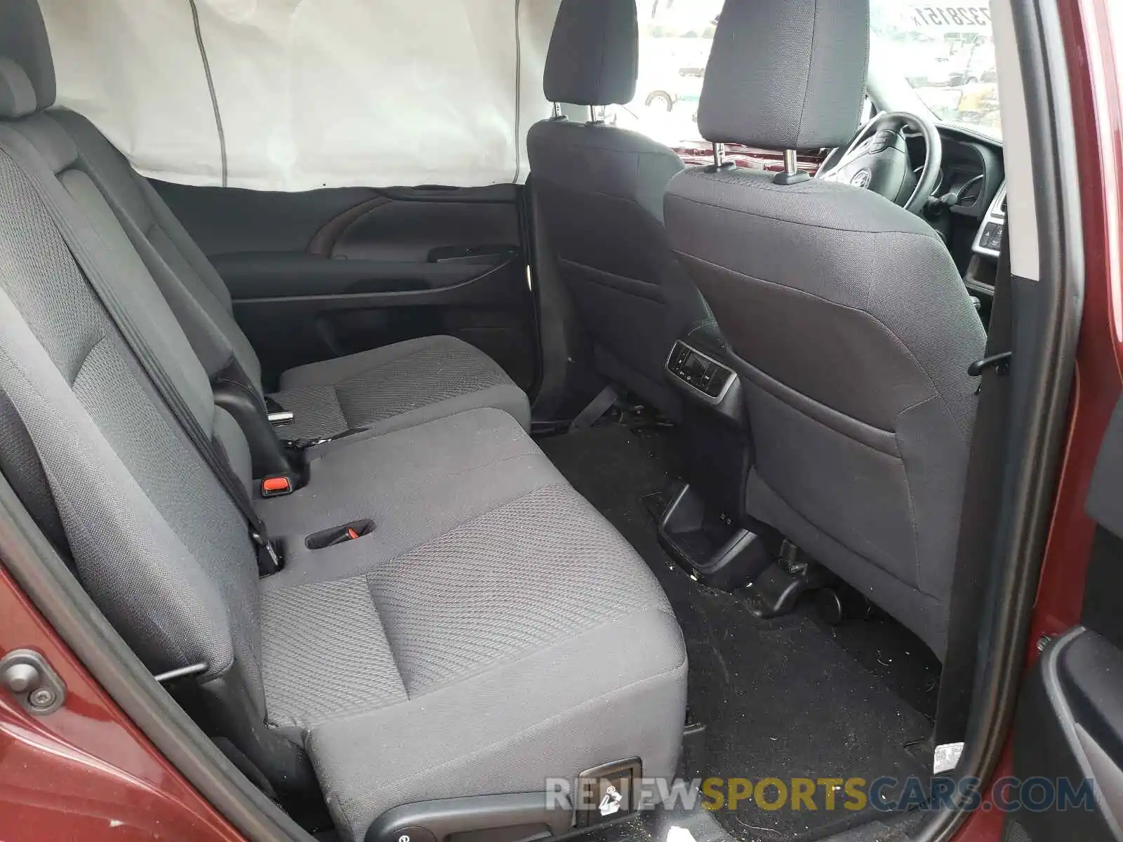 6 Фотография поврежденного автомобиля 5TDZZRFH0KS355751 TOYOTA HIGHLANDER 2019