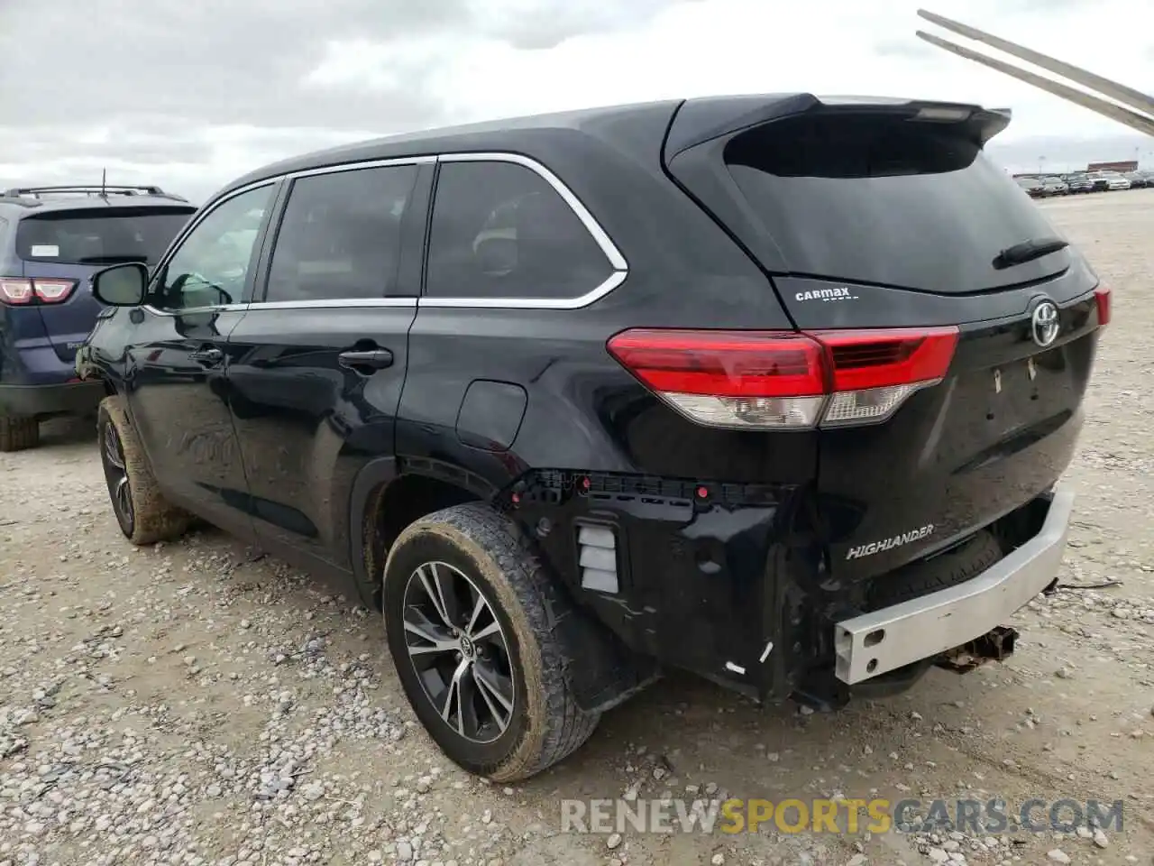 3 Фотография поврежденного автомобиля 5TDZZRFH1KS308535 TOYOTA HIGHLANDER 2019