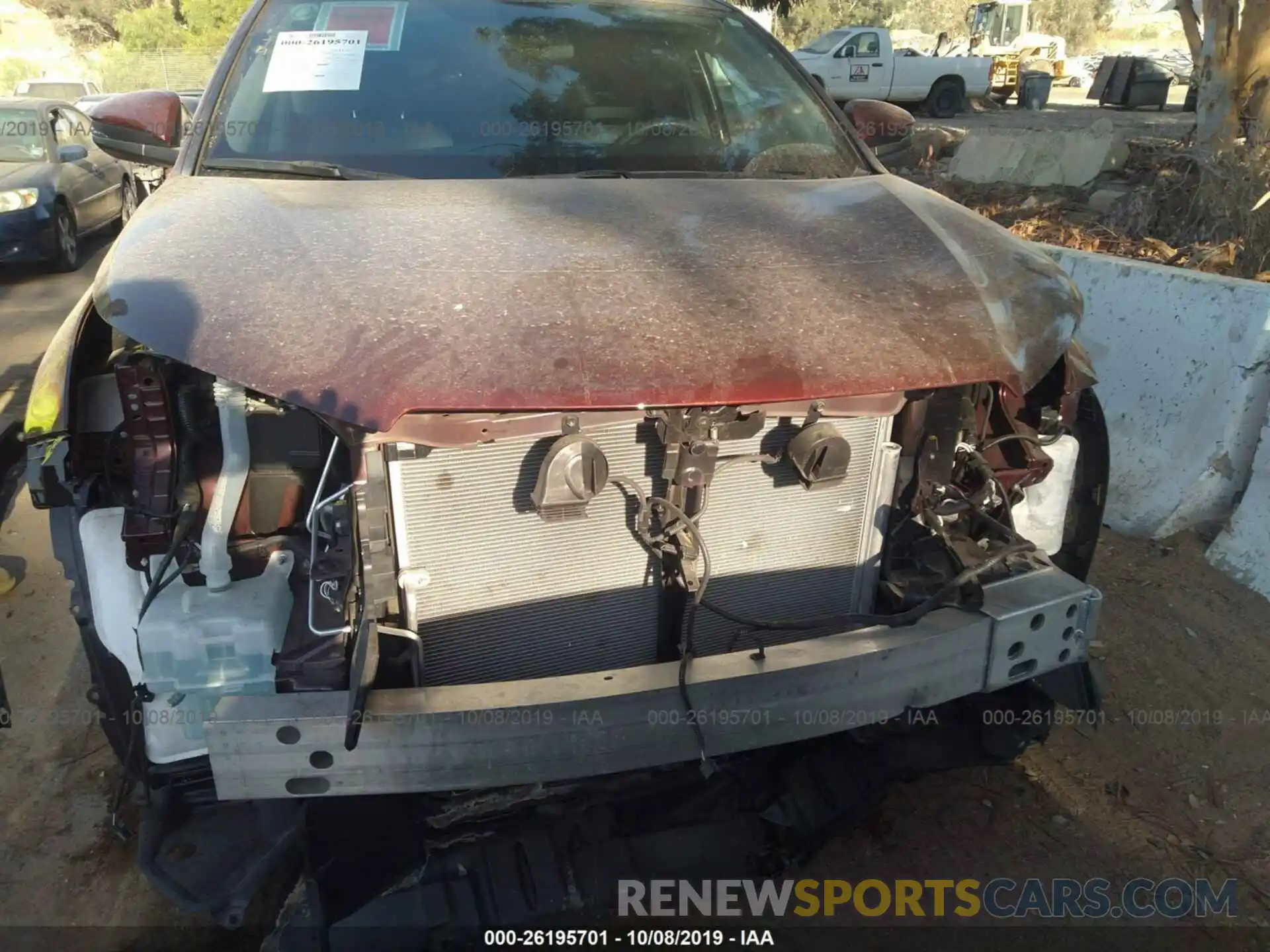 6 Photograph of a damaged car 5TDZZRFH2KS292247 TOYOTA HIGHLANDER 2019