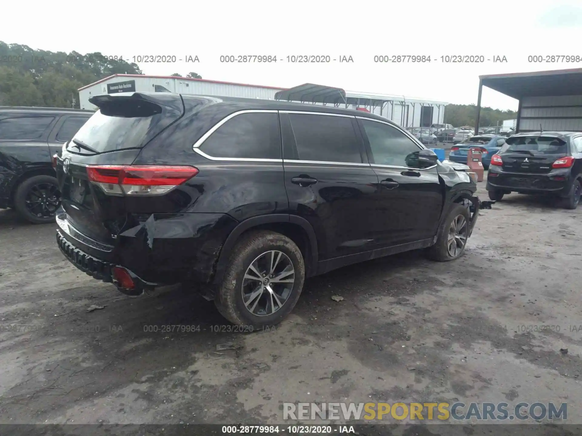 4 Фотография поврежденного автомобиля 5TDZZRFH2KS355105 TOYOTA HIGHLANDER 2019