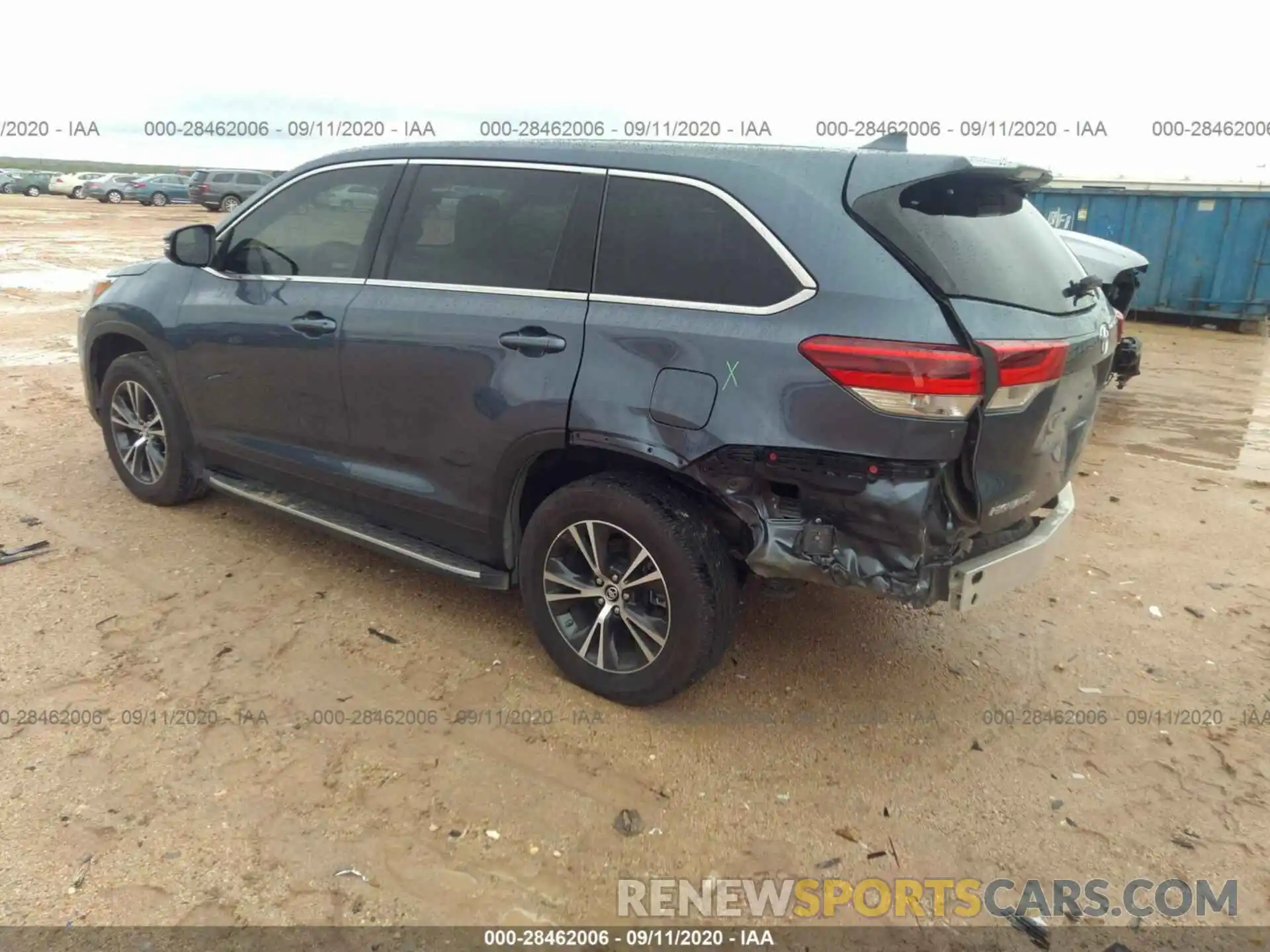 3 Фотография поврежденного автомобиля 5TDZZRFH3KS338426 TOYOTA HIGHLANDER 2019