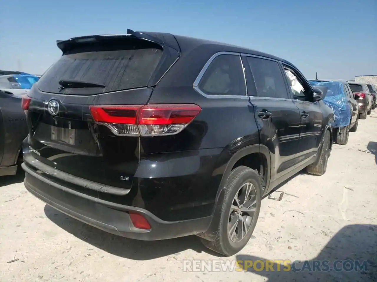 4 Фотография поврежденного автомобиля 5TDZZRFH3KS354321 TOYOTA HIGHLANDER 2019