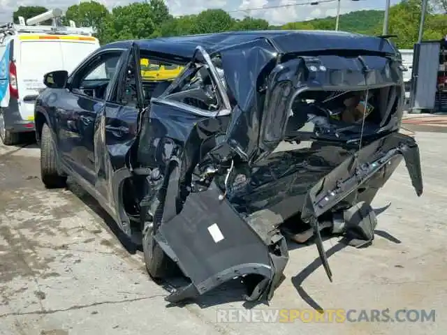 3 Photograph of a damaged car 5TDZZRFH4KS302177 TOYOTA HIGHLANDER 2019