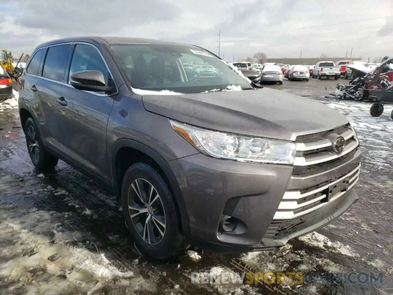 1 Фотография поврежденного автомобиля 5TDZZRFH4KS312594 TOYOTA HIGHLANDER 2019