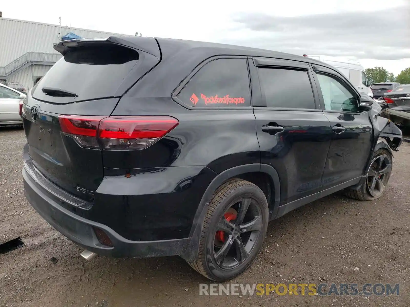 4 Фотография поврежденного автомобиля 5TDZZRFH5KS306870 TOYOTA HIGHLANDER 2019