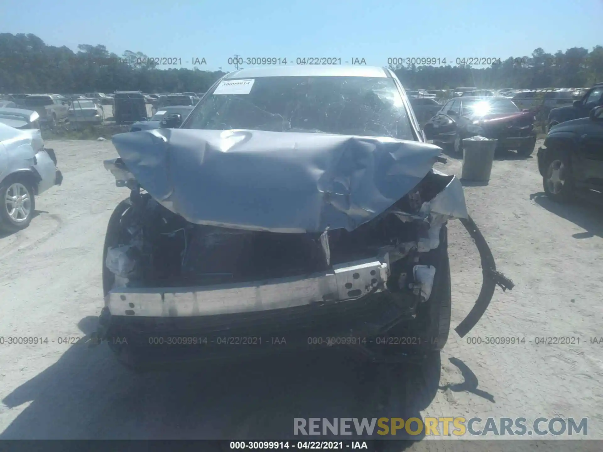 6 Photograph of a damaged car 5TDZZRFH5KS369709 TOYOTA HIGHLANDER 2019