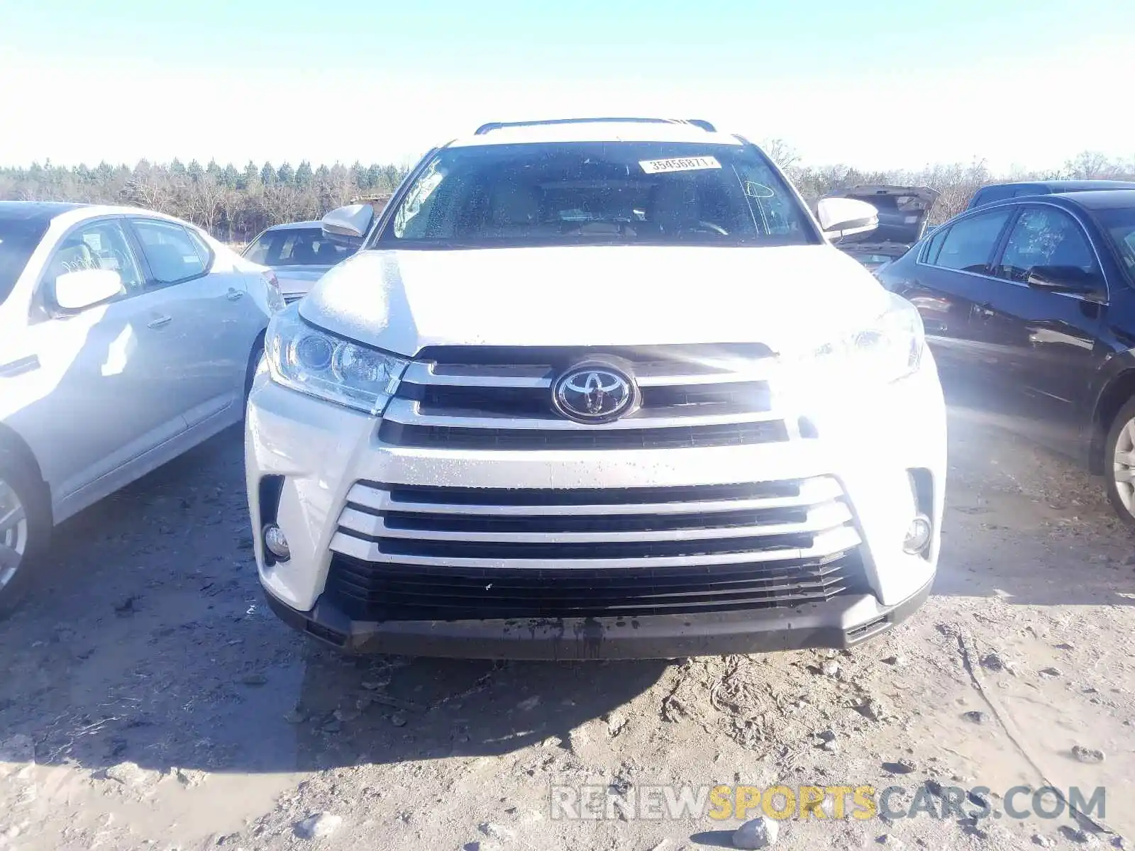 9 Фотография поврежденного автомобиля 5TDZZRFH6KS335195 TOYOTA HIGHLANDER 2019