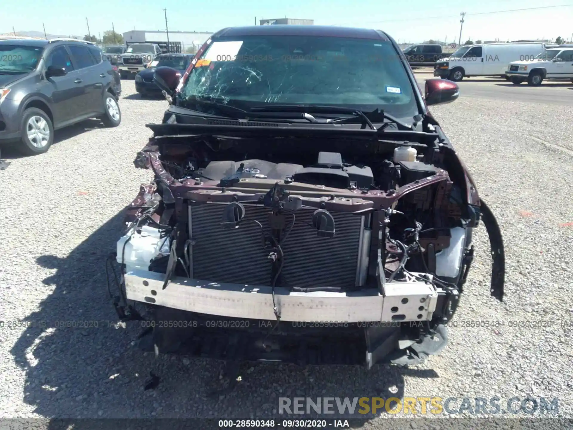 6 Photograph of a damaged car 5TDZZRFH7KS354550 TOYOTA HIGHLANDER 2019