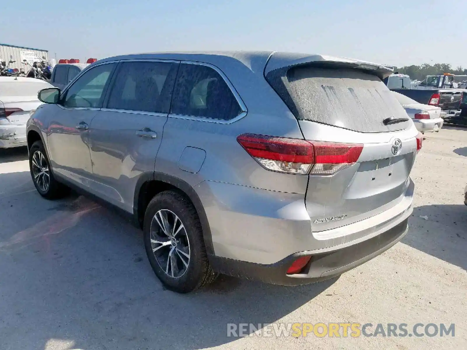 3 Фотография поврежденного автомобиля 5TDZZRFH8KS304787 TOYOTA HIGHLANDER 2019