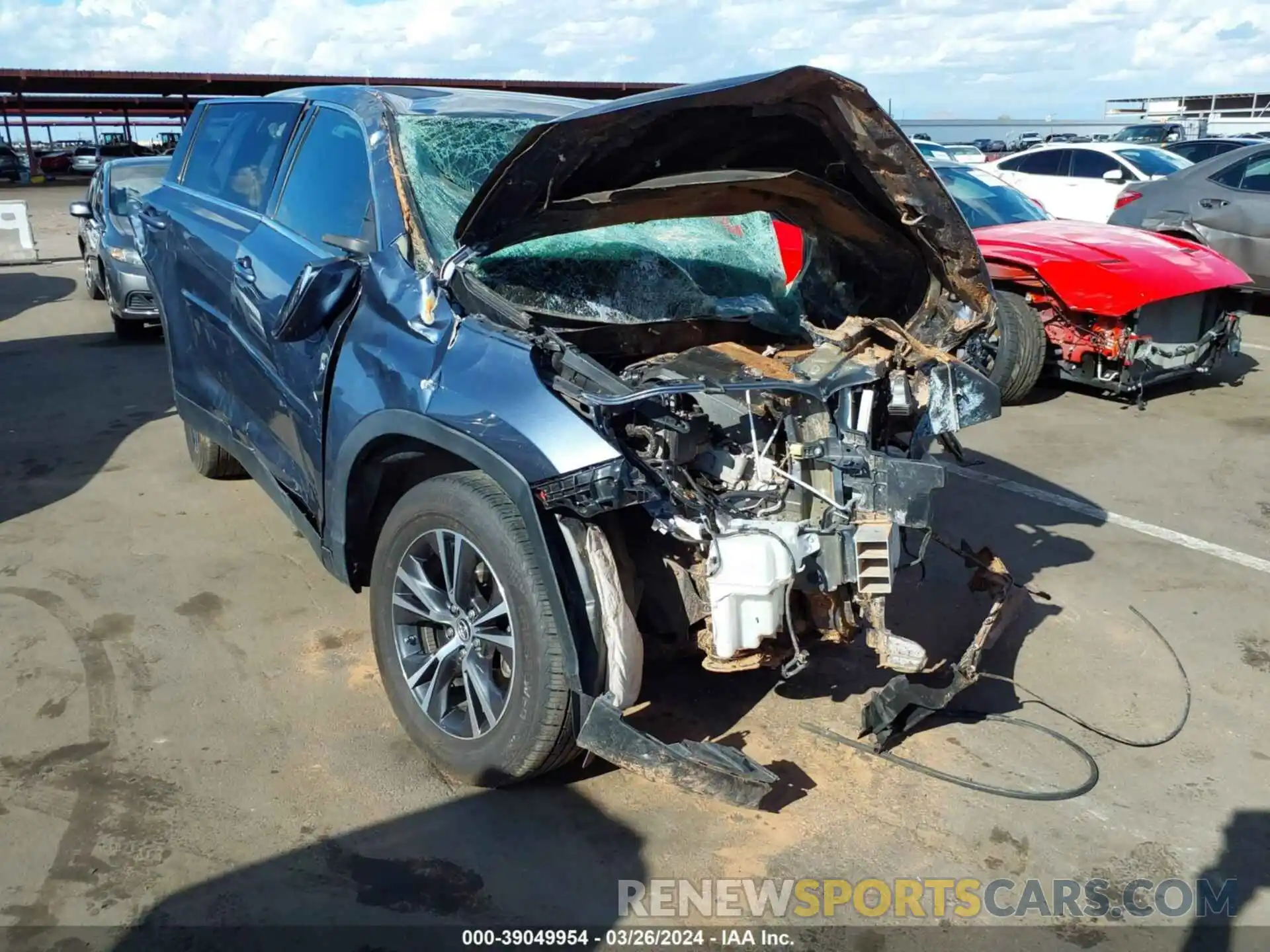 11 Photograph of a damaged car 5TDZZRFH8KS355013 TOYOTA HIGHLANDER 2019