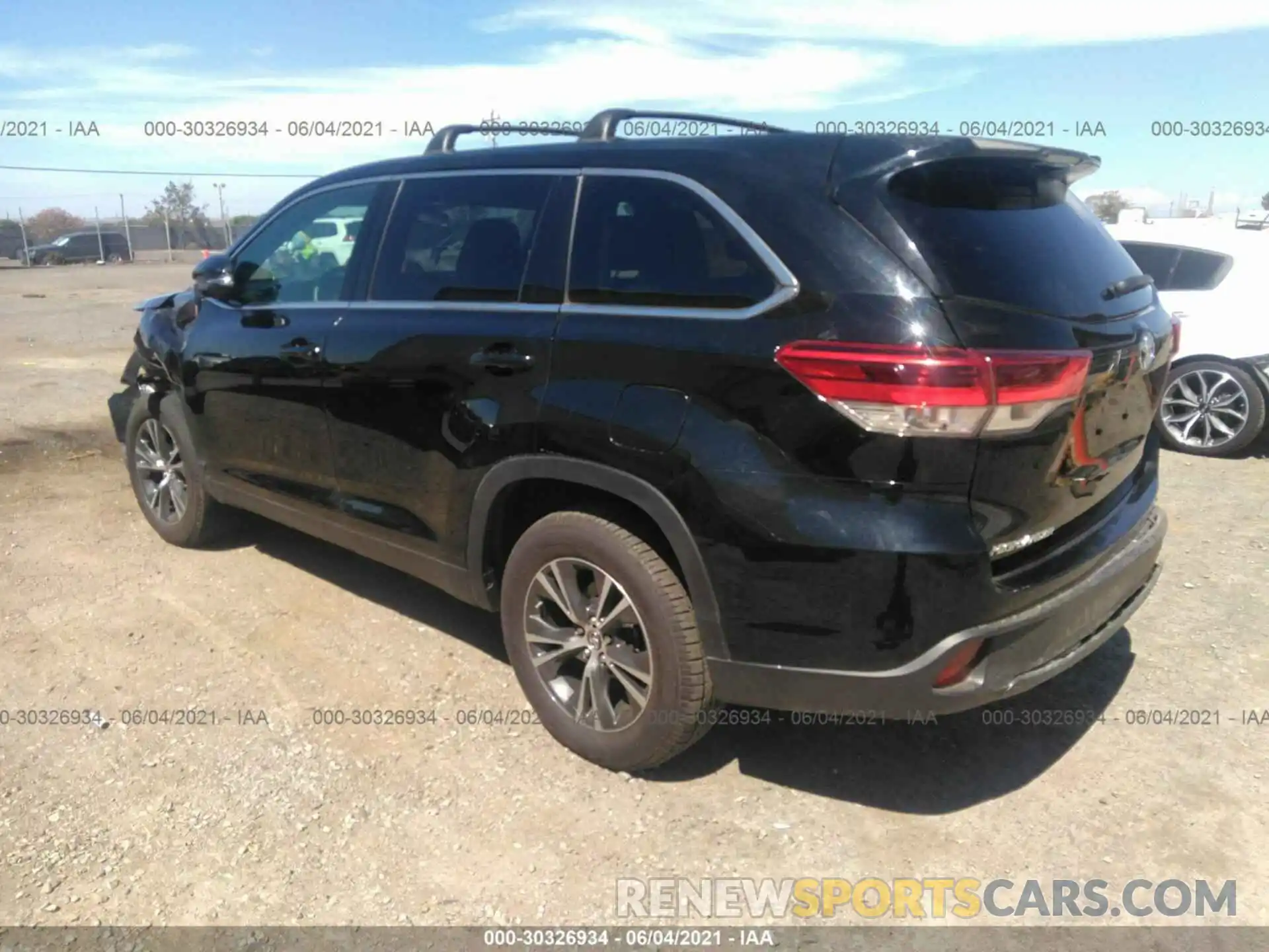 3 Фотография поврежденного автомобиля 5TDZZRFH8KS364133 TOYOTA HIGHLANDER 2019