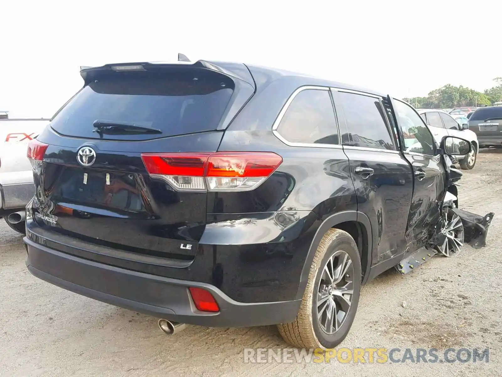 4 Фотография поврежденного автомобиля 5TDZZRFH9KS310503 TOYOTA HIGHLANDER 2019