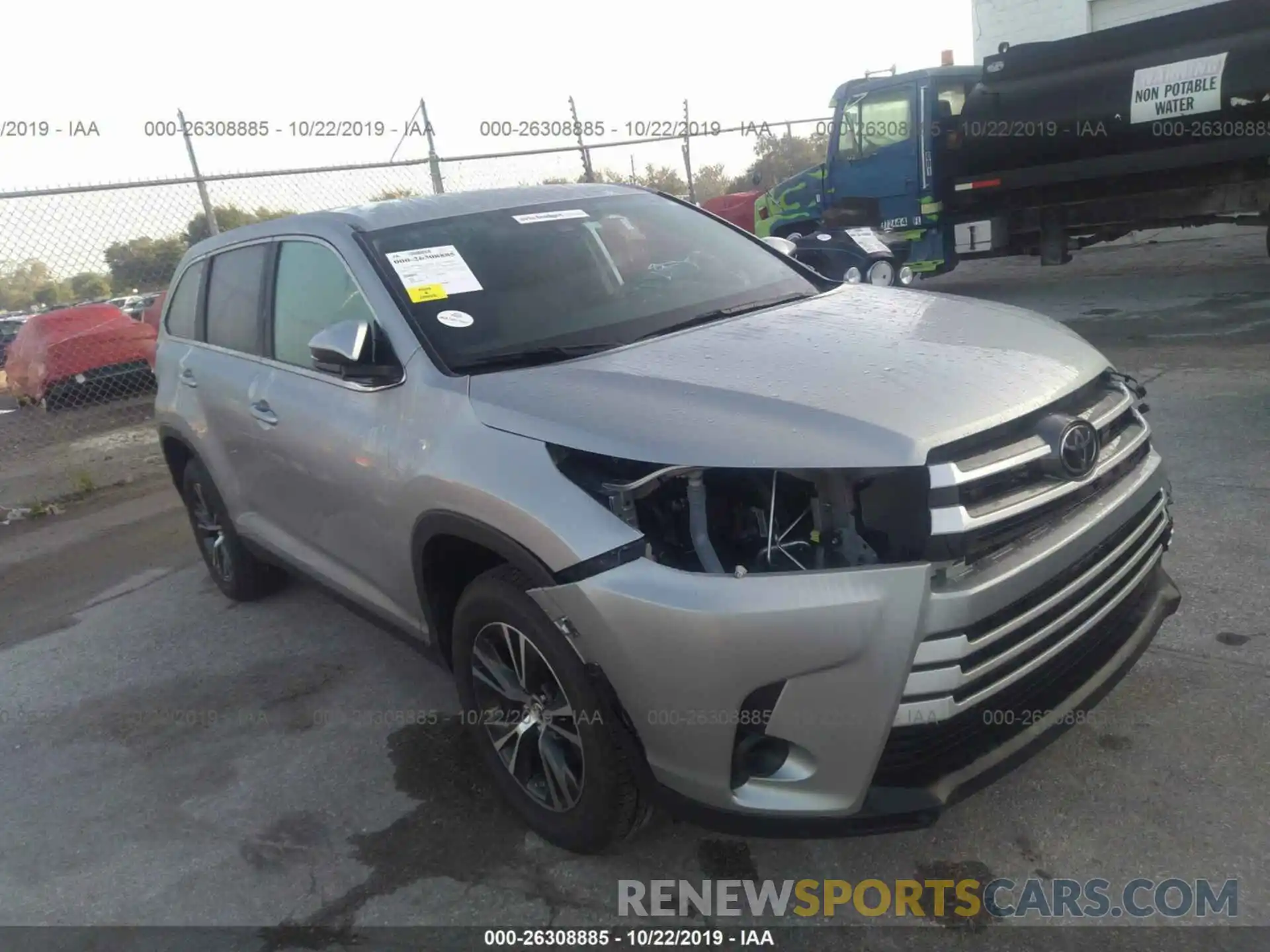 1 Фотография поврежденного автомобиля 5TDZZRFHXKS320635 TOYOTA HIGHLANDER 2019