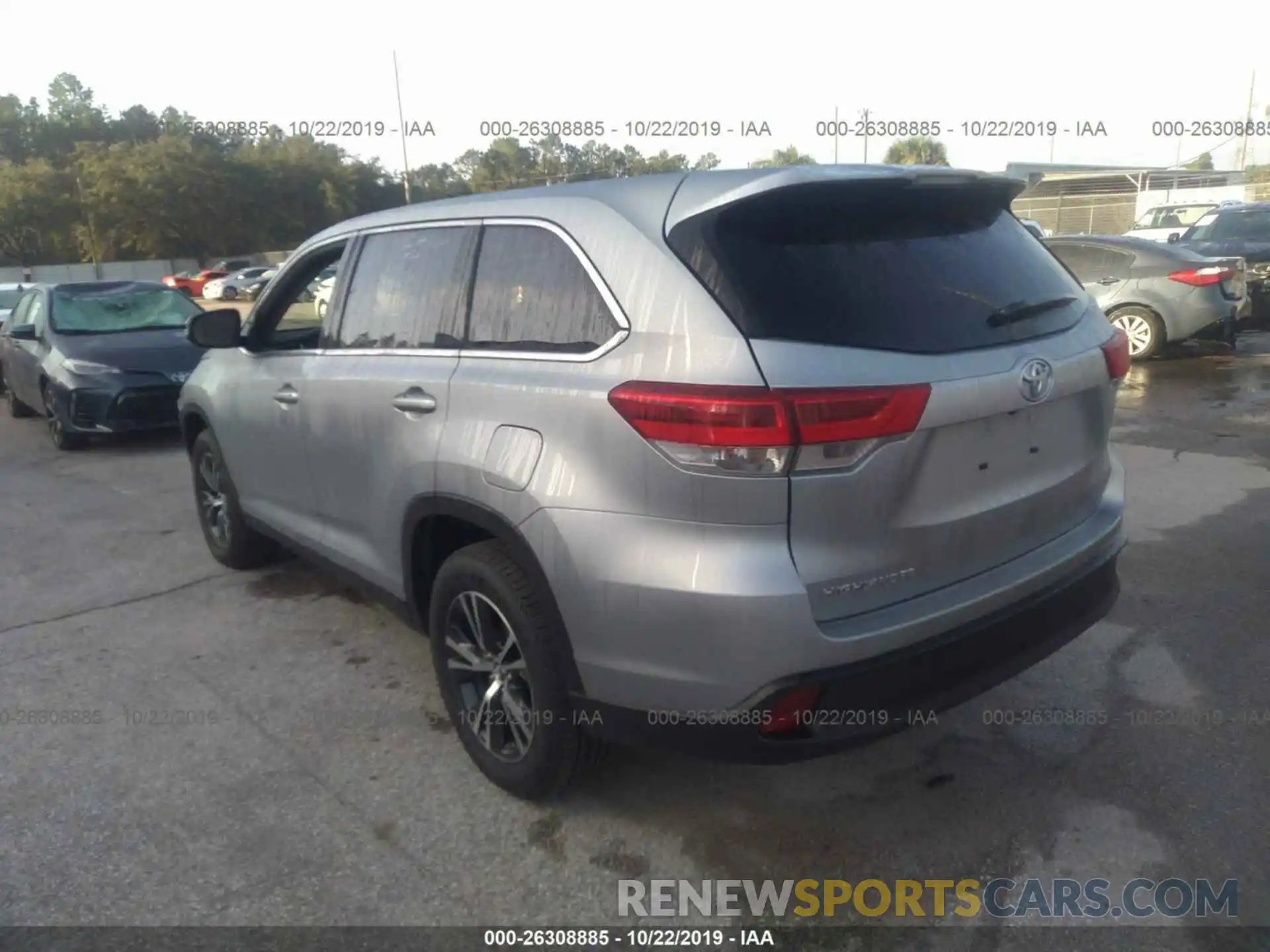 3 Фотография поврежденного автомобиля 5TDZZRFHXKS320635 TOYOTA HIGHLANDER 2019