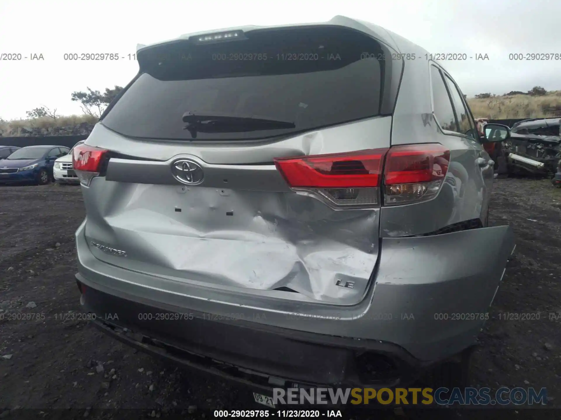 6 Photograph of a damaged car 5TDZZRFHXKS346314 TOYOTA HIGHLANDER 2019