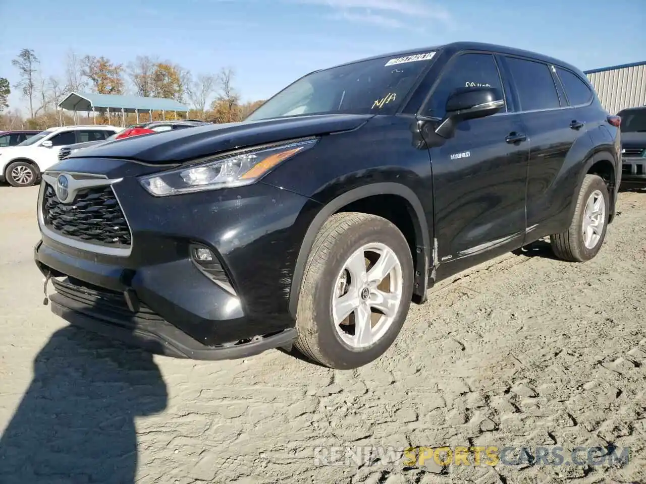 2 Photograph of a damaged car 5TDBBRCH6LS507415 TOYOTA HIGHLANDER 2020