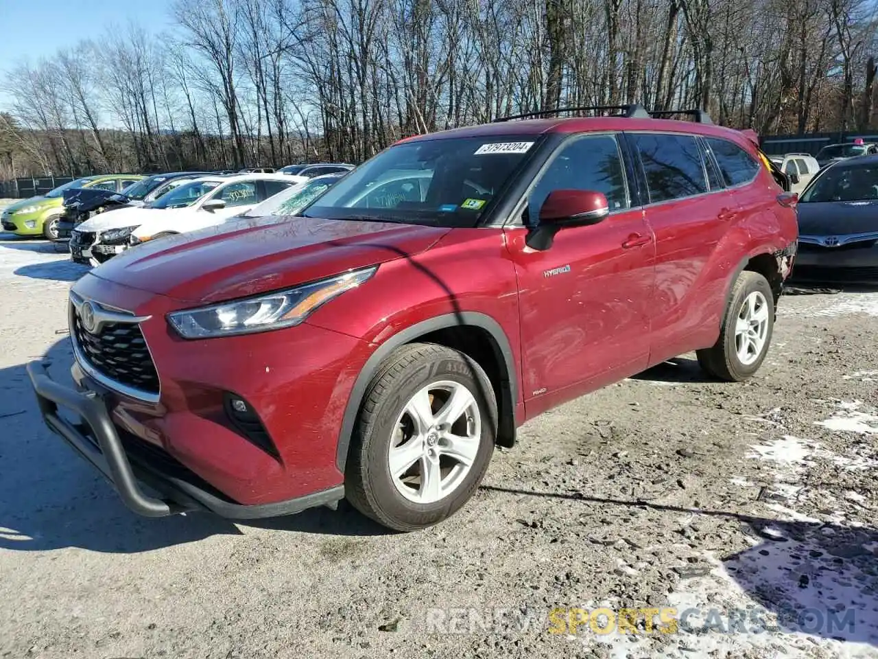 1 Photograph of a damaged car 5TDBBRCHXLS503786 TOYOTA HIGHLANDER 2020