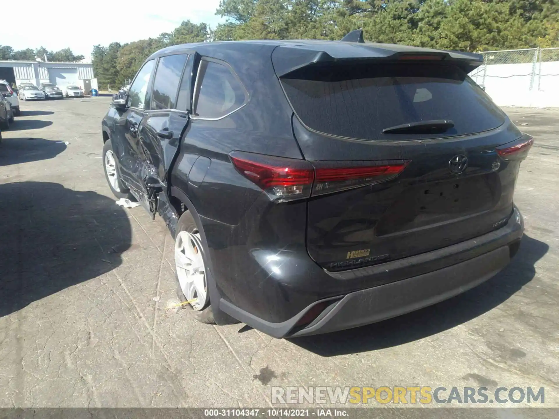 3 Photograph of a damaged car 5TDBZRBH0LS035788 TOYOTA HIGHLANDER 2020