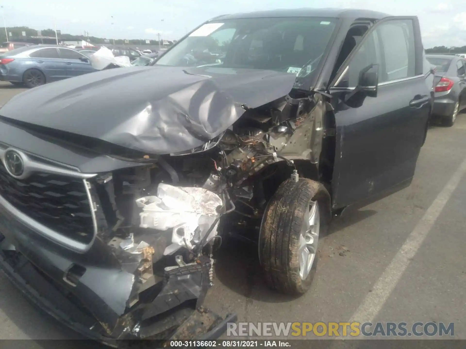 6 Photograph of a damaged car 5TDBZRBH1LS004162 TOYOTA HIGHLANDER 2020