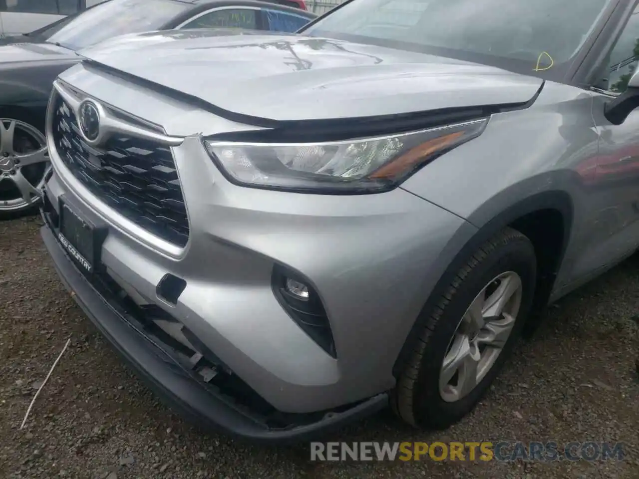 9 Photograph of a damaged car 5TDBZRBH1LS037050 TOYOTA HIGHLANDER 2020