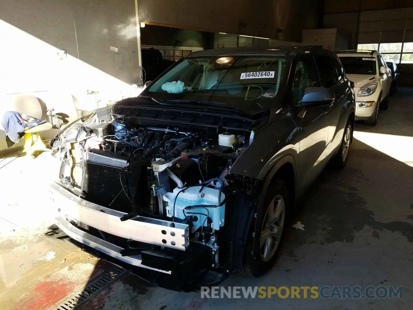 2 Photograph of a damaged car 5TDBZRBH1LS038800 TOYOTA HIGHLANDER 2020